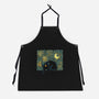 Starry Cat Art-Unisex-Kitchen-Apron-yumie