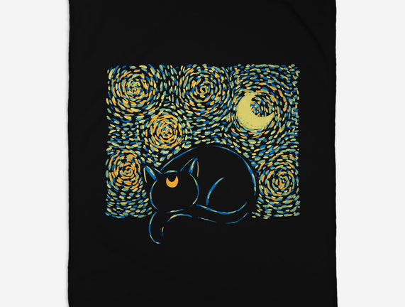 Starry Cat Art