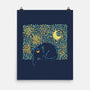 Starry Cat Art-None-Matte-Poster-yumie