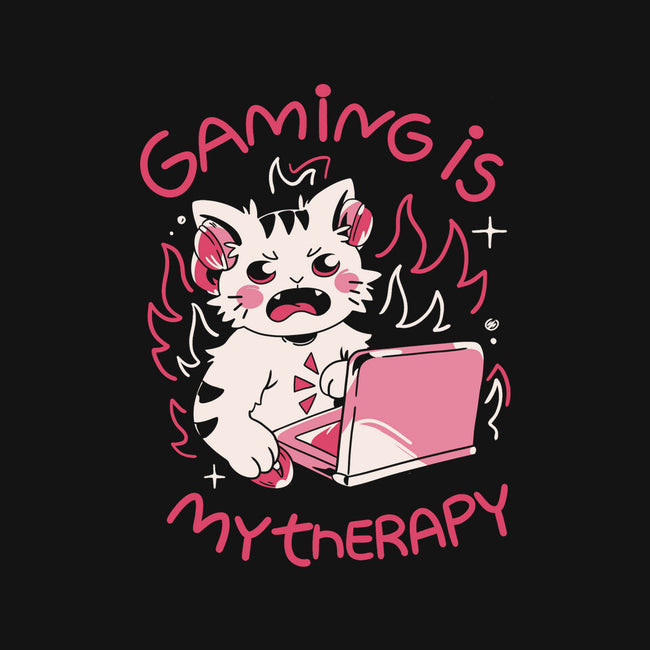 Gaming Is My Therapy-None-Basic Tote-Bag-yumie