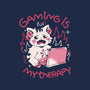 Gaming Is My Therapy-None-Removable Cover w Insert-Throw Pillow-yumie