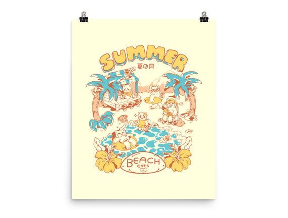 Summer Beach Cats