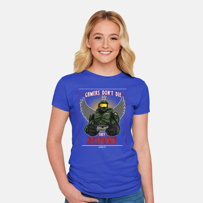 Gamer Meme-Womens-Fitted-Tee-AndreusD