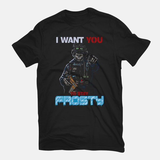 Stay Frosty-Womens-Fitted-Tee-AndreusD