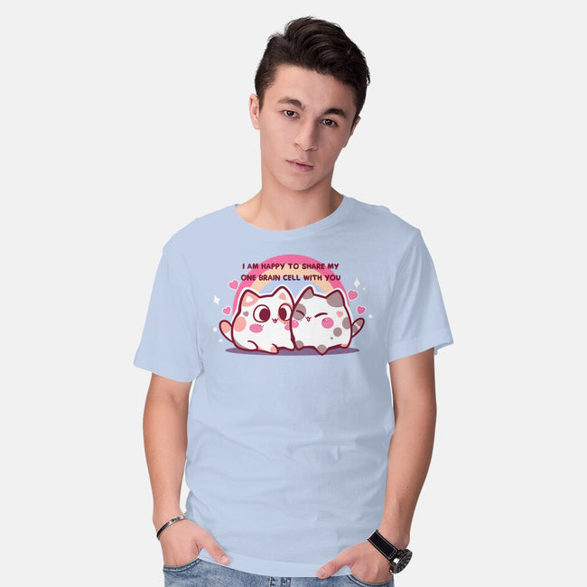 Happy To Share My Brain Cell-Mens-Basic-Tee-TechraNova