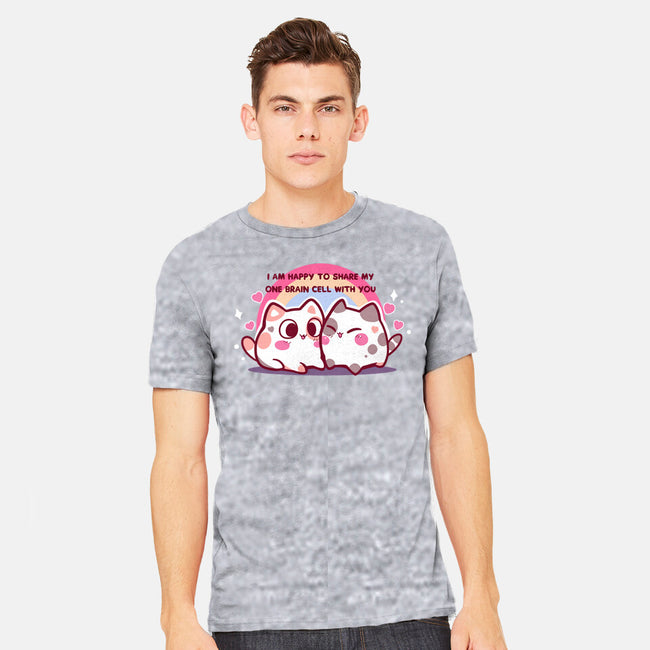 Happy To Share My Brain Cell-Mens-Heavyweight-Tee-TechraNova