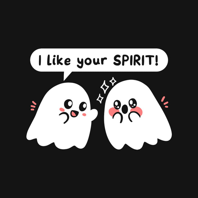 Ghost Likes Your Spirit-Unisex-Baseball-Tee-TechraNova