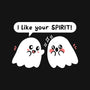 Ghost Likes Your Spirit-Womens-Racerback-Tank-TechraNova