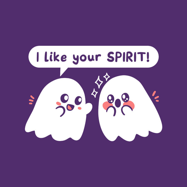 Ghost Likes Your Spirit-None-Basic Tote-Bag-TechraNova