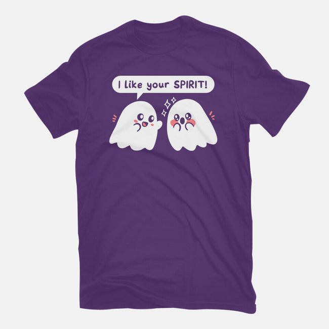 Ghost Likes Your Spirit-Mens-Premium-Tee-TechraNova