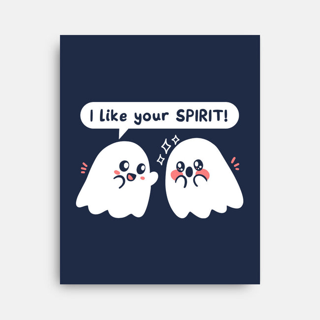 Ghost Likes Your Spirit-None-Stretched-Canvas-TechraNova