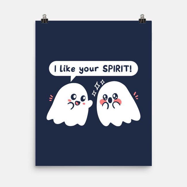 Ghost Likes Your Spirit-None-Matte-Poster-TechraNova