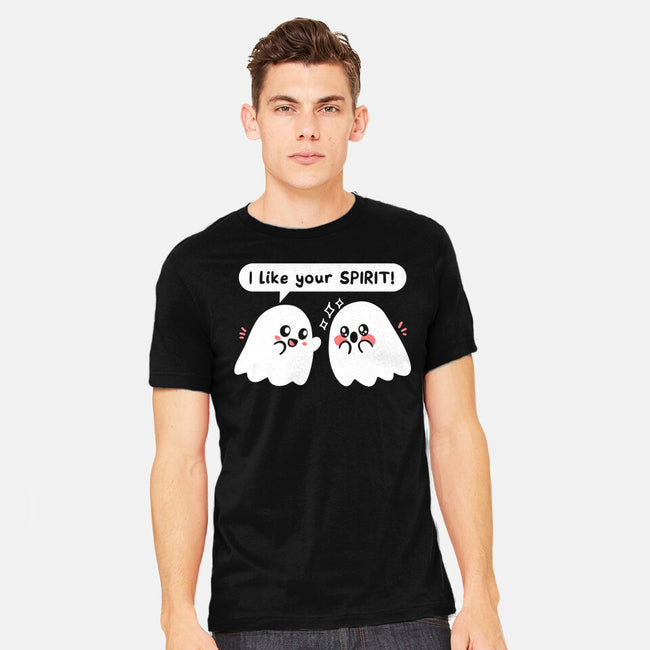 Ghost Likes Your Spirit-Mens-Heavyweight-Tee-TechraNova