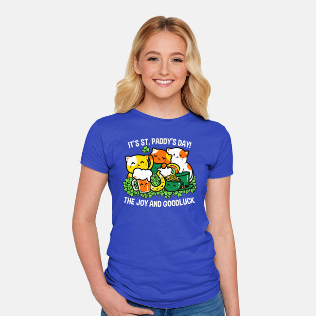 It's Saint Paddy's Day-Womens-Fitted-Tee-krisren28