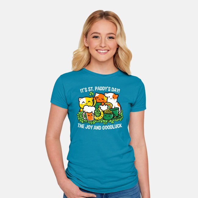 It's Saint Paddy's Day-Womens-Fitted-Tee-krisren28