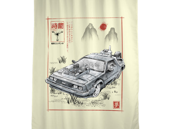 DeLorean Sumi-e