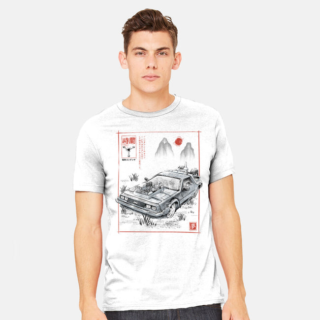 DeLorean Sumi-e-Mens-Heavyweight-Tee-Astrobot Invention