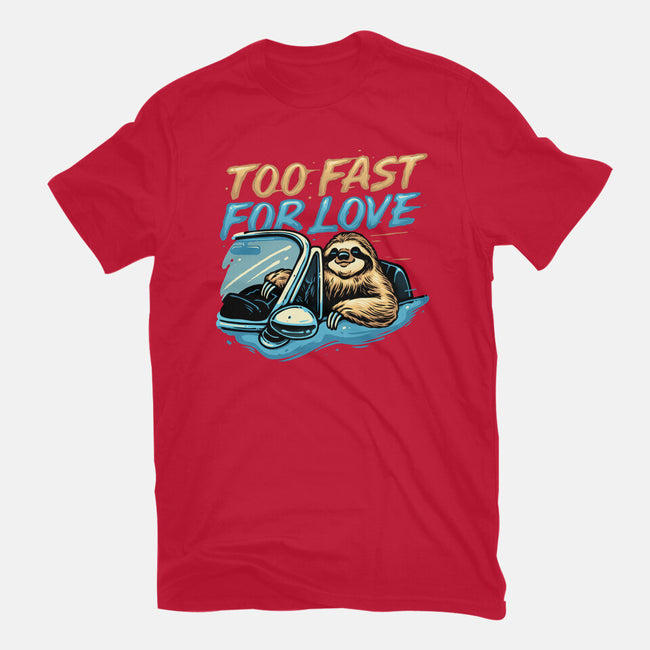 Too Fast For Love-Unisex-Basic-Tee-glitchygorilla