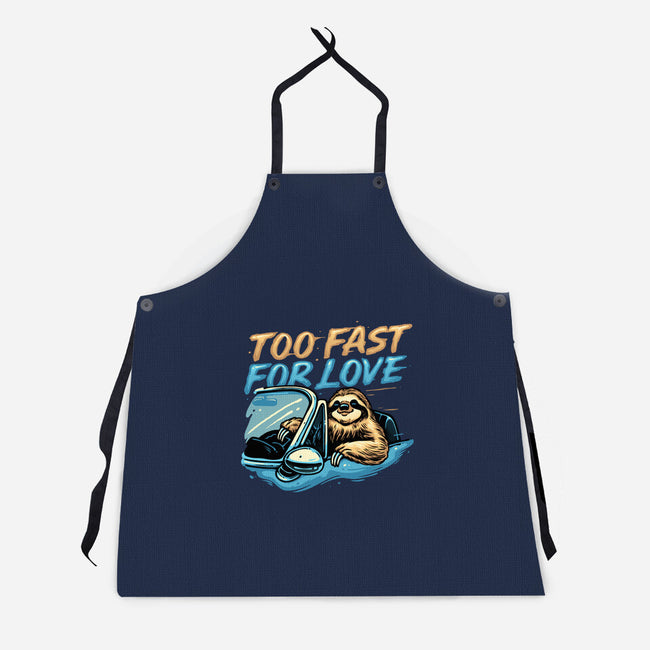 Too Fast For Love-Unisex-Kitchen-Apron-glitchygorilla