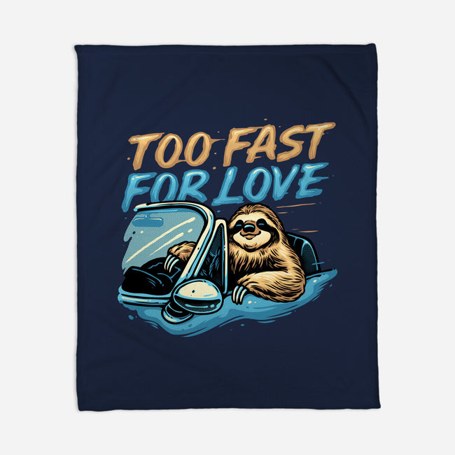 Too Fast For Love-None-Fleece-Blanket-glitchygorilla