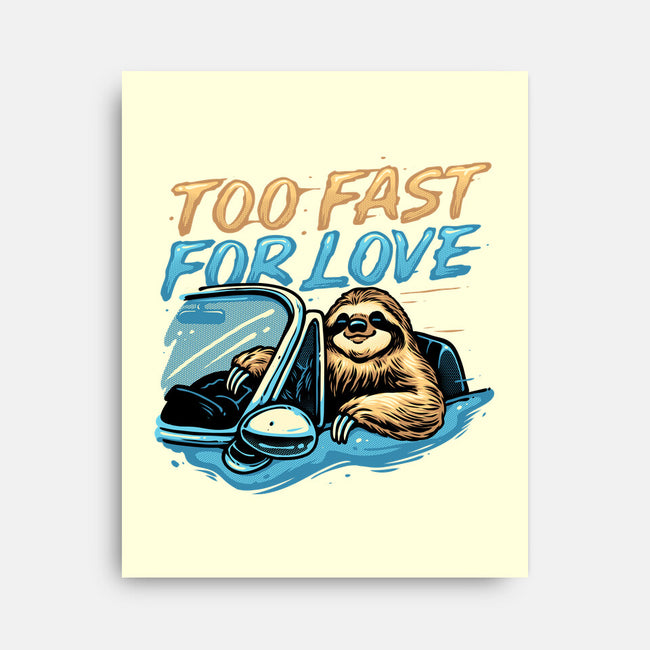 Too Fast For Love-None-Stretched-Canvas-glitchygorilla