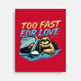 Too Fast For Love-None-Stretched-Canvas-glitchygorilla