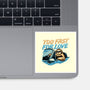 Too Fast For Love-None-Glossy-Sticker-glitchygorilla