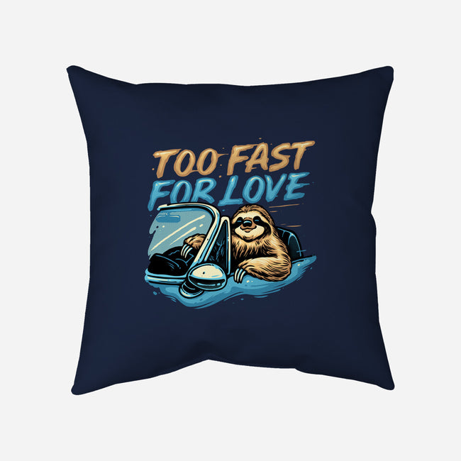 Too Fast For Love-None-Removable Cover w Insert-Throw Pillow-glitchygorilla