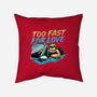 Too Fast For Love-None-Removable Cover w Insert-Throw Pillow-glitchygorilla