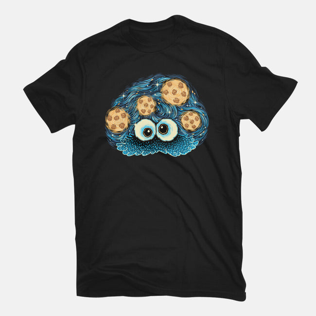 Cookies In The Night Sky-Mens-Basic-Tee-glitchygorilla