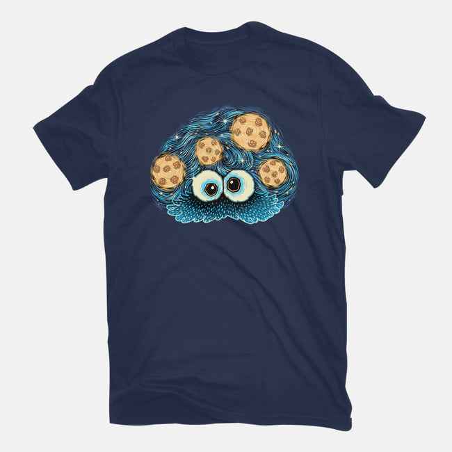 Cookies In The Night Sky-Unisex-Basic-Tee-glitchygorilla