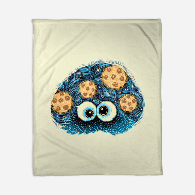 Cookies In The Night Sky-None-Fleece-Blanket-glitchygorilla