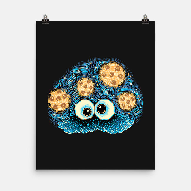 Cookies In The Night Sky-None-Matte-Poster-glitchygorilla