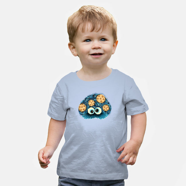 Cookies In The Night Sky-Baby-Basic-Tee-glitchygorilla