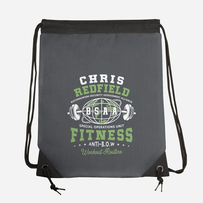 Bsaa Redfield Fitness Emblem-None-Drawstring-Bag-LAGELANTEE