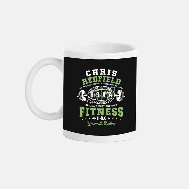 Bsaa Redfield Fitness Emblem-None-Mug-Drinkware-LAGELANTEE