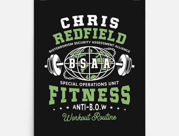 Bsaa Redfield Fitness Emblem