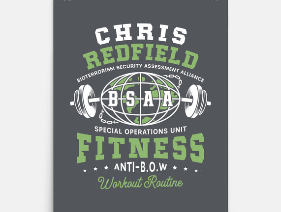 Bsaa Redfield Fitness Emblem