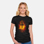 The Shiny Fireflying-Womens-Fitted-Tee-kharmazero