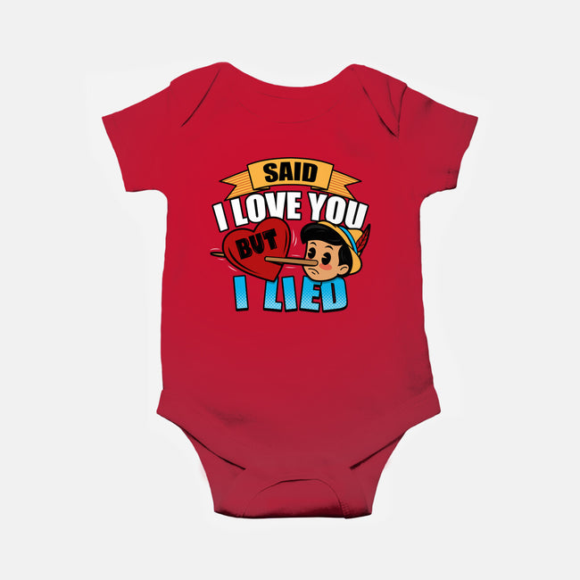 Said I Love You But I Lied-Baby-Basic-Onesie-Boggs Nicolas