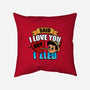 Said I Love You But I Lied-None-Removable Cover w Insert-Throw Pillow-Boggs Nicolas