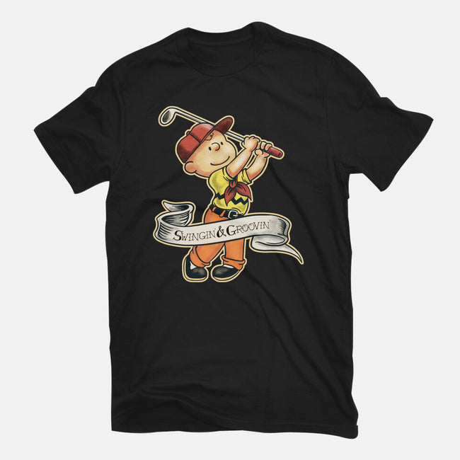 Charlie's Golf Adventure-Mens-Heavyweight-Tee-P1yu5h