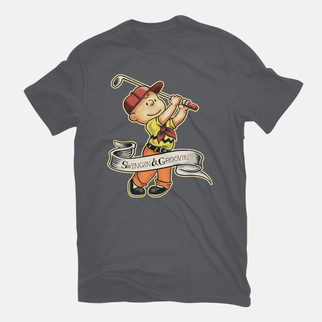 Charlie's Golf Adventure-Mens-Heavyweight-Tee-P1yu5h