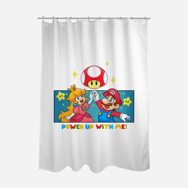 Power Up With Me-None-Polyester-Shower Curtain-Tri haryadi