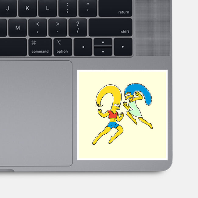 Simpsons X Simpsons-None-Glossy-Sticker-naomori