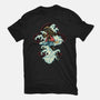 Pirate King Waves-Mens-Heavyweight-Tee-glitchygorilla