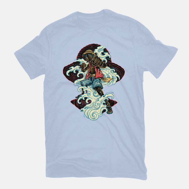 Pirate King Waves-Mens-Heavyweight-Tee-glitchygorilla