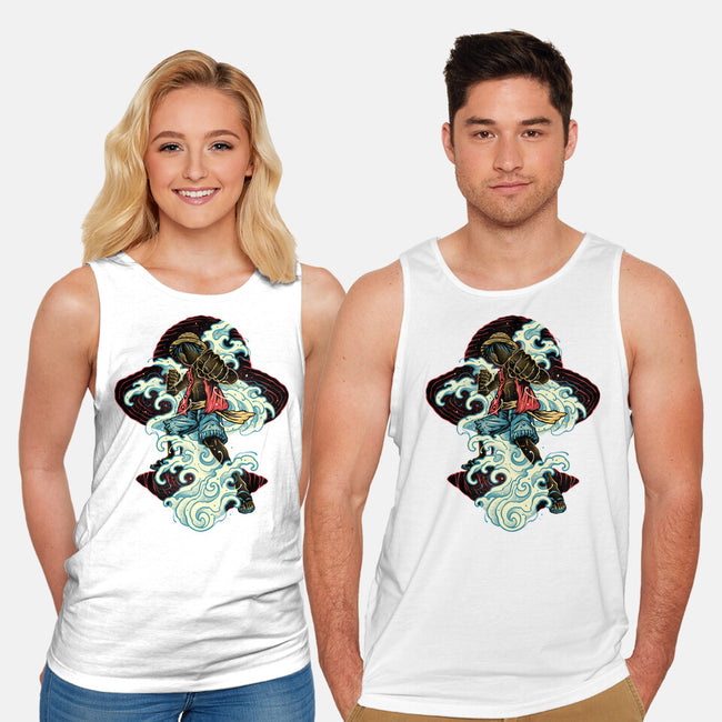 Pirate King Waves-Unisex-Basic-Tank-glitchygorilla