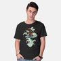 Pirate King Waves-Mens-Basic-Tee-glitchygorilla