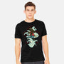 Pirate King Waves-Mens-Heavyweight-Tee-glitchygorilla